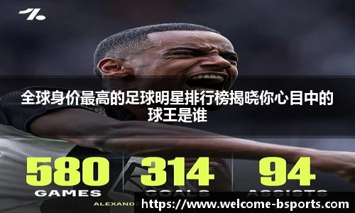 全球身价最高的足球明星排行榜揭晓你心目中的球王是谁
